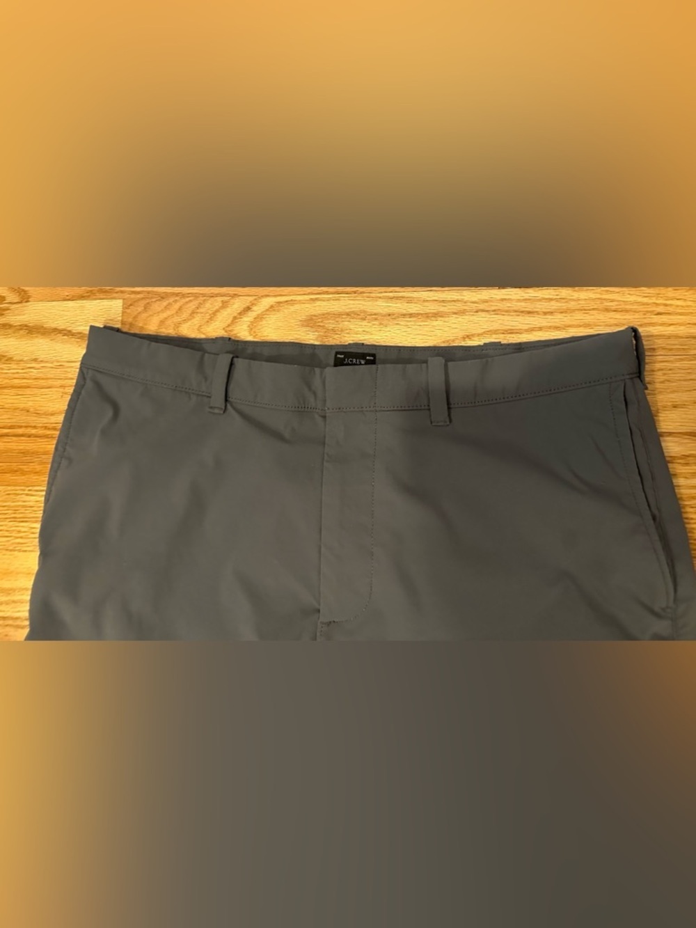 J.Crew Stretch Shorts Men’s 36 Gray Chino Lightweight Summer Casual 10.5” Inseam - Picture 3 of 12